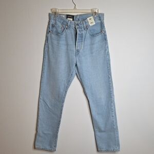 Levi's 501 Original  Classic Light Blue Jeans Cropped 27x28 NEW with Tags!!